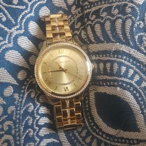 Michael Kors Stainless Steel Gold/Diamond Watch
